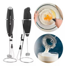 Mini Mixer Elétrico Portátil 2 em 1 Batedor de Cappuccino e Fuê a Pilha