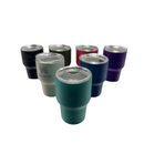 Mini Copo Térmico 90ml Inox com Tampa Para Café