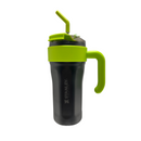 Copo Garrafa Térmica 800ml Isolamento Com Canudo Em Inox Silicone