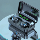 Fone de Ouvido Bluetooth 5.1 TWS Estéreo Sem Fio com Case Power Bank