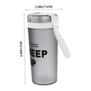 Copo Shakeira 400ml com Bola Misturadora e Tampa Vedante