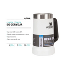 Caneca Térmica Aço Inox 709ml Com Alça Cerveja Chopp