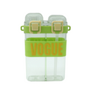 Garrafa Vogue Dupla 750ml em Plástico Resistente com Design Sofisticado