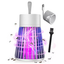 Luminária LED Mata-Mosquito UV Sem Radiação Armadilha Elétrica de Insetos Portátil