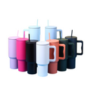 Garrafa Térmica Inox 1200ml Parede Dupla com Bico Retrátil e Canudo