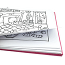 Livro de Colorir Personalizado 50 Folha Capa Holográfica A5 Coloring Book Desenho