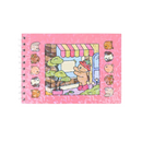 Livro de Colorir Personalizado 50 Folha Capa Holográfica A5 Coloring Book Desenho