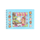 Livro de Colorir Personalizado 50 Folha Capa Holográfica A5 Coloring Book Desenho