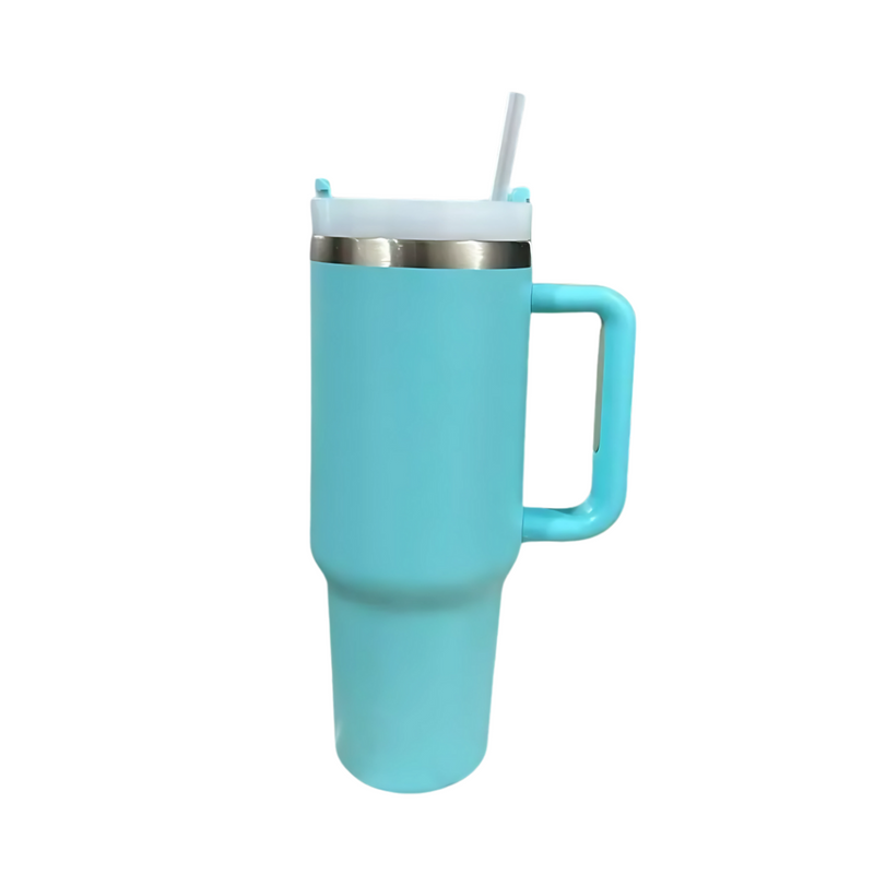 Copo Garrafa Térmica Inox 1200ml Parede Dupla Tampa Canudo Premium