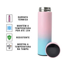 Garrafa Térmica Inox 500ml com Termômetro Digital LED