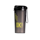 Copo Shakeira 400ml com Bola Misturadora e Tampa Vedante