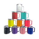 Copo Térmico Caneca Aço Inox Com Tampa Camp Mug 350ML