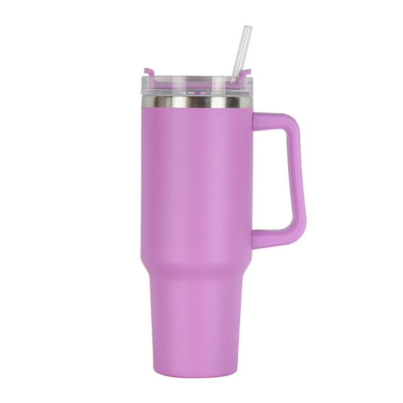 Copo Garrafa Térmica Inox 1200ml Parede Dupla Tampa Canudo Premium