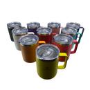 Copo Térmico Caneca Aço Inox Com Tampa Camp Mug 350ML