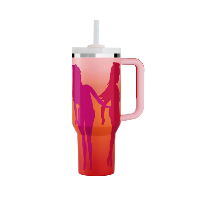 Garrafa Térmica Barbie 1200ml Inox com Tampa, Canudo e Alça – Edição Especial