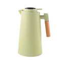 Garrafa Térmica Termômetro Digital 1L Café Chá Com Cabo Madeira