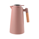 Garrafa Térmica Termômetro Digital 1L Café Chá Com Cabo Madeira