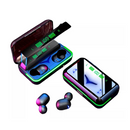 Fone de Ouvido Bluetooth 5.1 TWS Estéreo Sem Fio com Case Power Bank