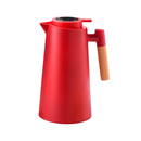 Garrafa Térmica Termômetro Digital 1L Café Chá Com Cabo Madeira