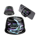 Mini Caixa de Som Bluetooth 5.4 Magnética com Luz RGB e Subwoofer Portátil