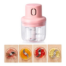 Mini Triturador de Alimentos Recarregável USB – Portátil e Sem Fio