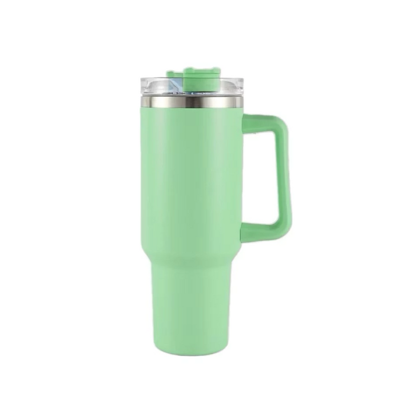 Copo Garrafa Térmica Inox 1200ml Parede Dupla Tampa Canudo Premium