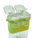 Garrafa Vogue Dupla 750ml em Plástico Resistente com Design Sofisticado