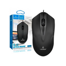 Mouse Óptico Com Fio Usb 3 Botões Preto Lehmox