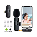 Microfone Sem Fio Duplo Lapela Profissional Para Celular iPhone e Android Wireless