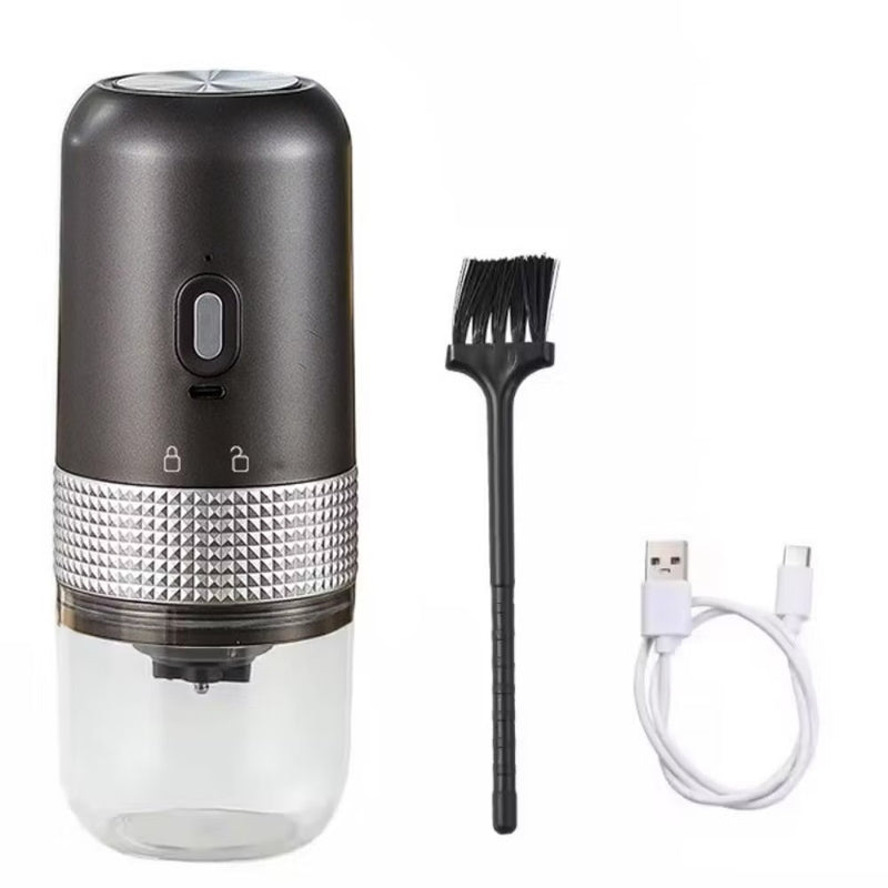 Moedor de Café Portátil com Ajuste de Moagem e Bateria Recarregável
