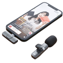 Microfone Sem Fio Duplo Lapela Profissional Para Celular iPhone e Android Wireless