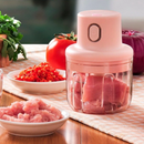 Mini Triturador de Alimentos Recarregável USB – Portátil e Sem Fio