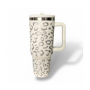 Copo Garrafa Térmica Inox 1200ml Bico Flexível Estampa Onça