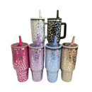 Copo Garrafa Térmica Inox 1200ml Bico Flexível Estampa Onça