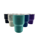 Mini Copo Térmico 90ml Inox com Tampa Para Café