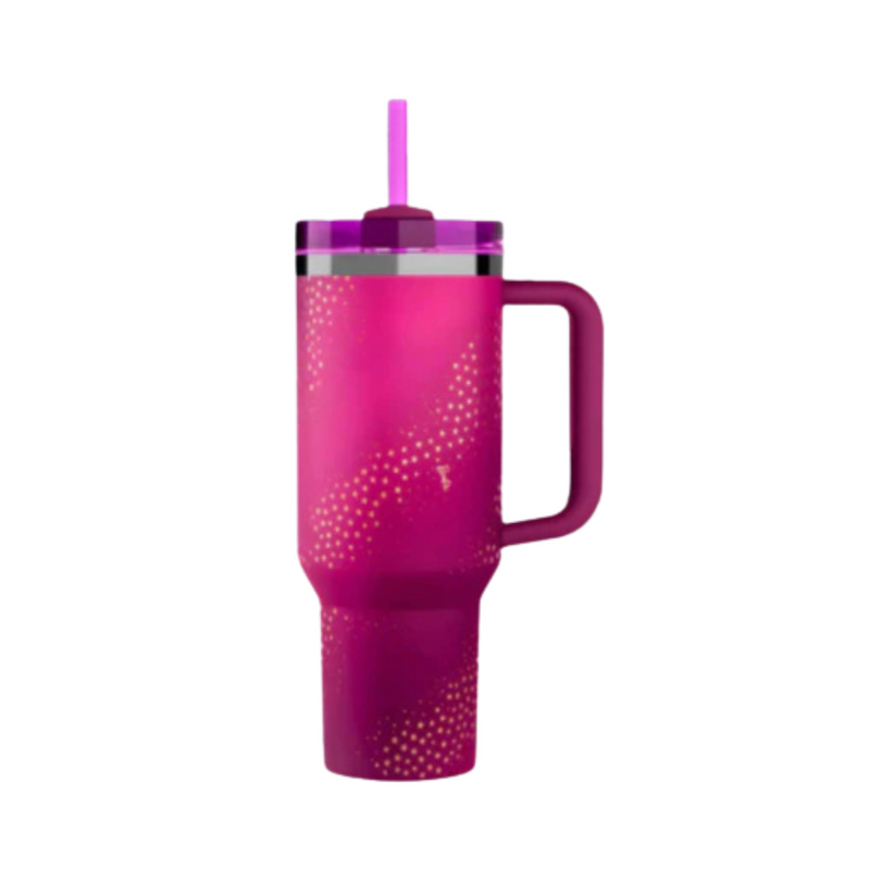 Garrafa Térmica Barbie 1200ml Inox com Tampa, Canudo e Alça – Edição Especial