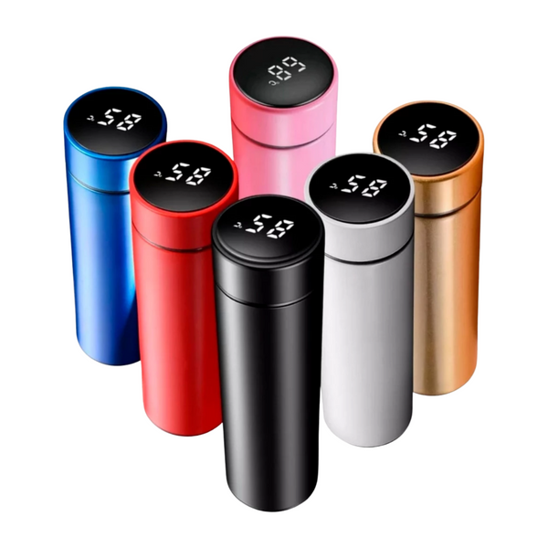 Garrafa Térmica Inteligente 500ml Inox com LED Digital
