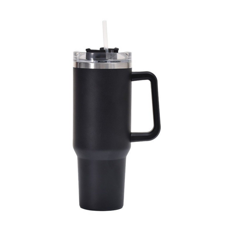 Copo Garrafa Térmica Inox 1200ml Parede Dupla Tampa Canudo Premium