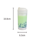 Copo Térmico 300ml Bubble Tea com Parede Dupla e Ventosa Anti Queda