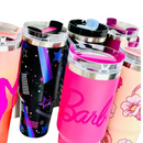 Garrafa Térmica Barbie 1200ml Inox com Tampa, Canudo e Alça – Edição Especial