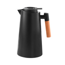 Garrafa Térmica Termômetro Digital 1L Café Chá Com Cabo Madeira