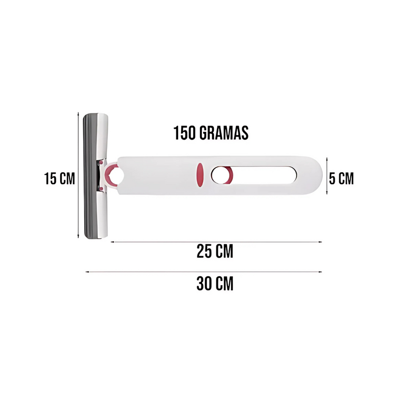 Mini Mop Esfregão de Limpeza Portátil Compacto para Uso Doméstico Automotivo Vidros
