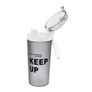 Copo Shakeira 400ml com Bola Misturadora e Tampa Vedante