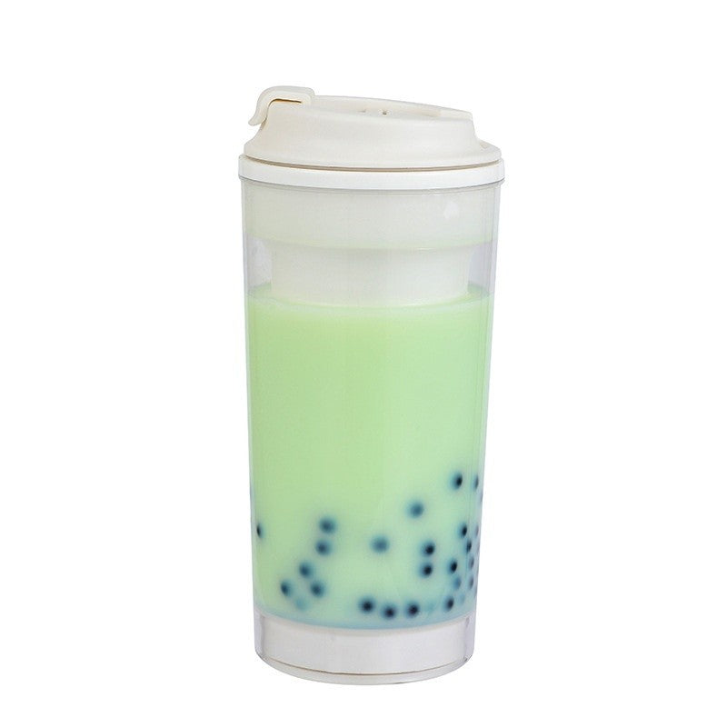 Copo Térmico 300ml Bubble Tea com Parede Dupla e Ventosa Anti Queda