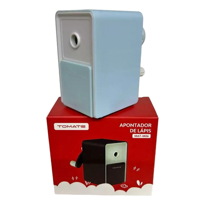 Apontador Mecânico Giratório Tomate Mat-m06