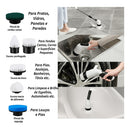 Escova de Limpeza Elétrica 7 em 1 Recarregável Portátil USB 25W Multiuso