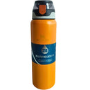 Garrafa Térmica Colorida 800ml Com Alça, Canudo, Tampa Fast Click e Fundo Emborrachado