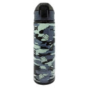 Garrafa Infantil 750ml Antivazamento Estampa Camuflada com Tampa Flip