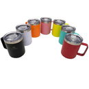 Copo Térmico Caneca Aço Inox Com Tampa Camp Mug 350ML